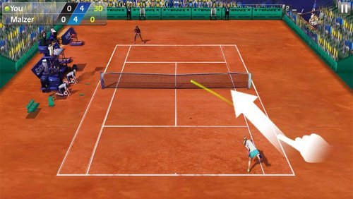 Berühr Tennis 3D