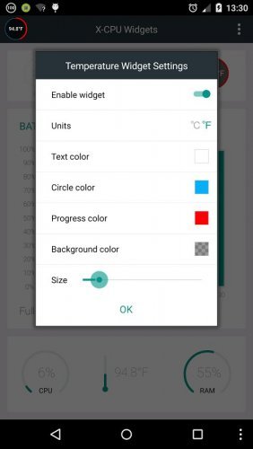 X-CPU - Circle Widgets