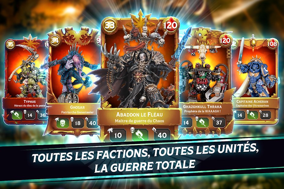 Warhammer Combat Cards - 40K Edition