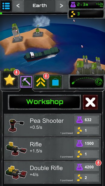 Turret Fusion Idle Clicker