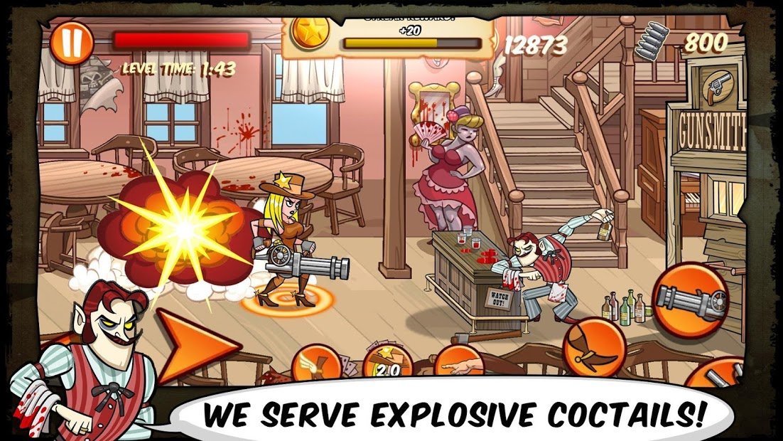 Jane Wilde : Jeu de tir d'action du Far West