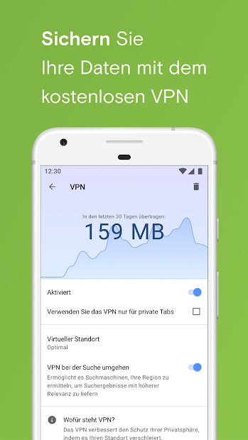 Opera-Browser mit gratis VPN