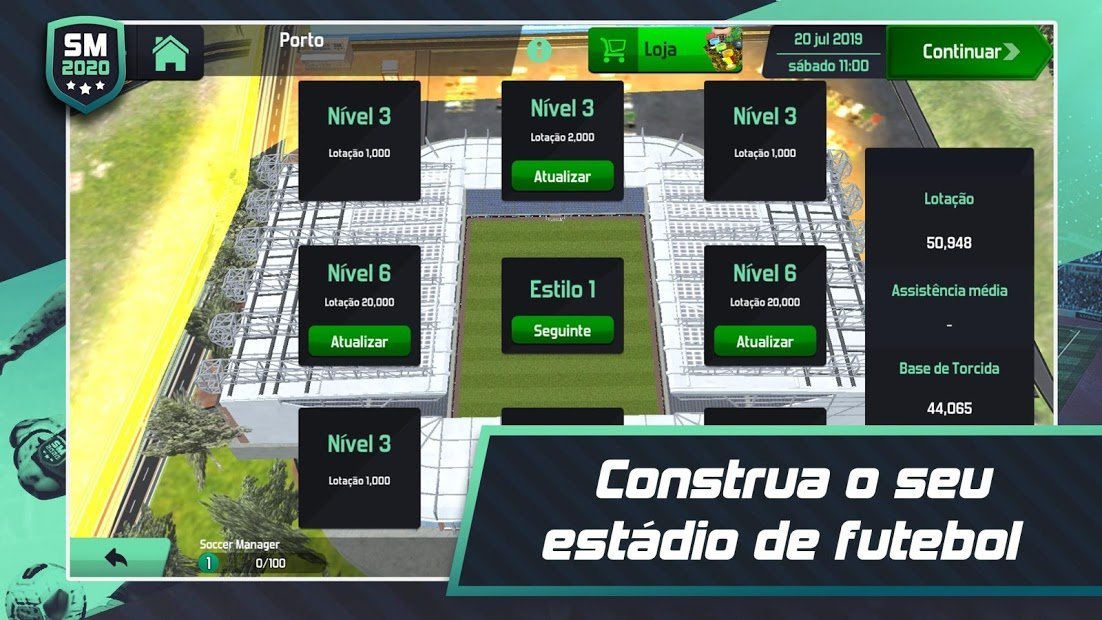 Soccer Manager 2020 - Jogo de Gestão de Futebol