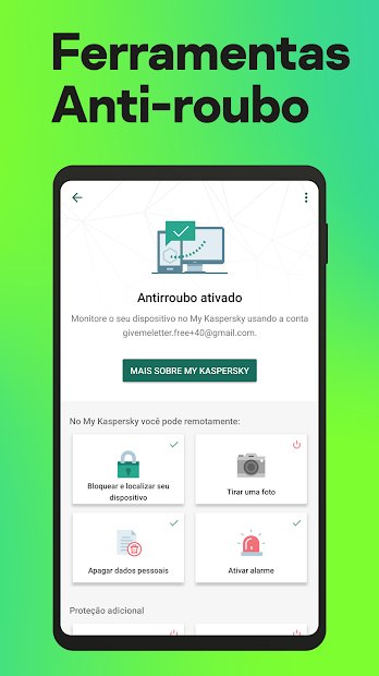 Kaspersky Antivírus Proteção e Anti Furto