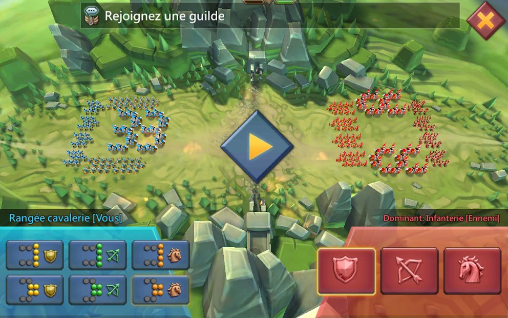 Lords Mobile: Guerre des Royaumes - Bataille RPG