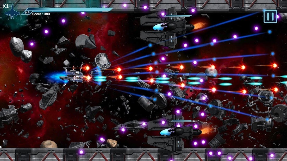 Space Shooter 3D: Bullet Hell Meja Infinity