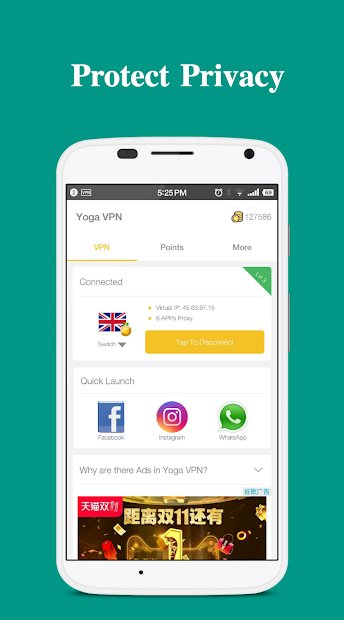 Yoga VPN - Free Unlimited & Secure Proxy & Unblock