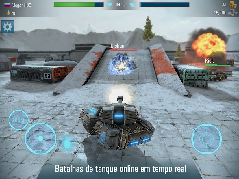 Iron Tanks: Jogos de Tanques Multiplayer Grátis