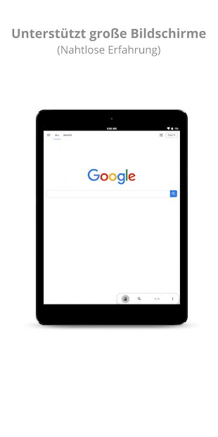 OH Web Browser -Einhändig, schnell und Datenschutz