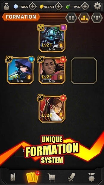 Jeu d'association RPG - Heroes of Elements