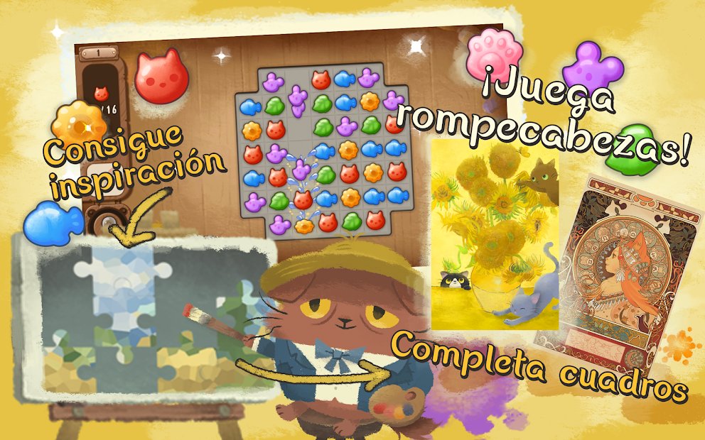 Cats Atelier: Puzles Pintorescos
