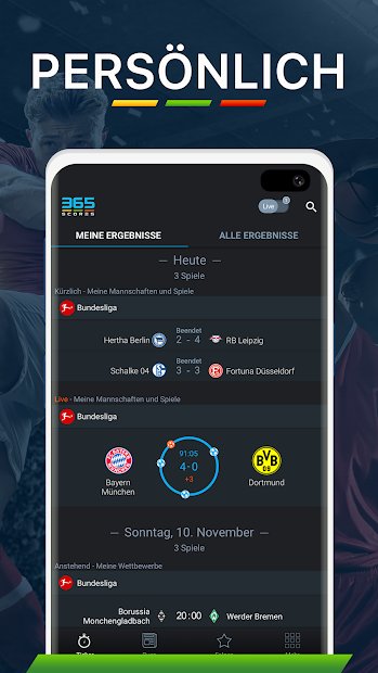 365Scores - Live Ticker & Fußball News