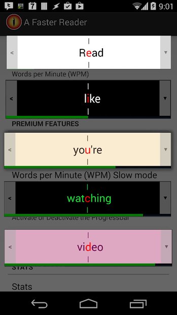 Скорочтение - A Faster Reader