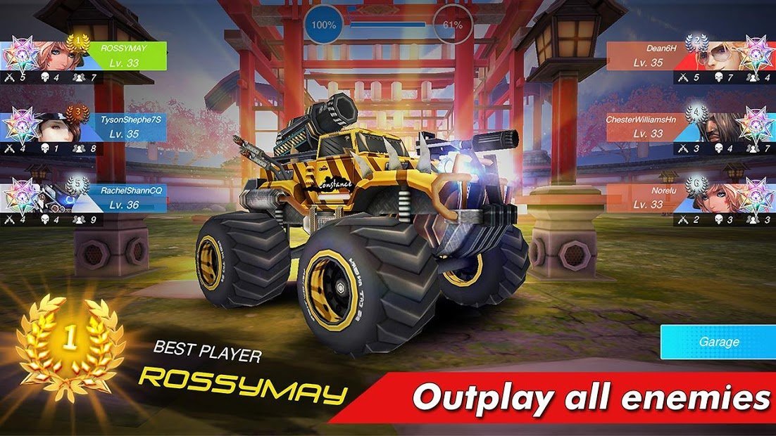 Overload Rage Gear: PvP Car Battle Royal