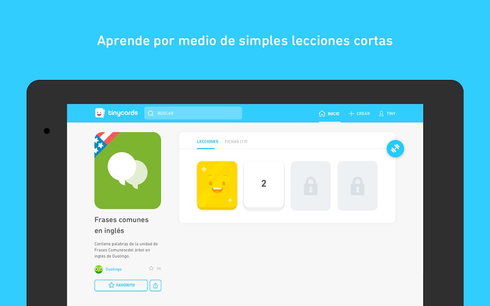 TinyCards de Duolingo: Aprende jugando, ¡gratis!