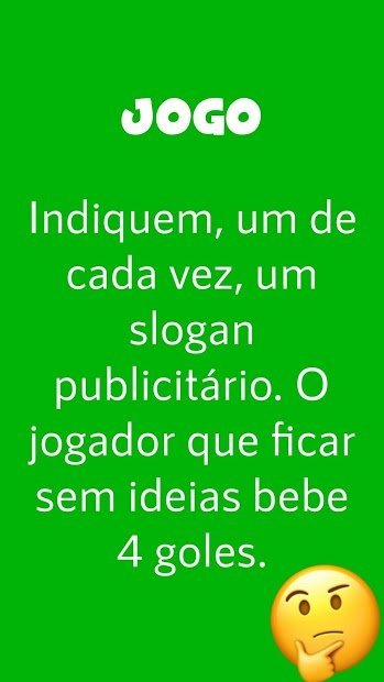 Picolo jogo de beber