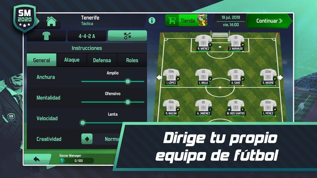 Soccer Manager 2020: Juego de gestión futbolística
