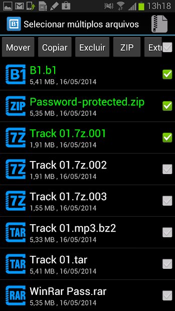 B1 Archiver zip rar