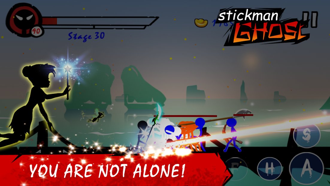 Stickman Ghost: Ninja Warrior Action Offline Game