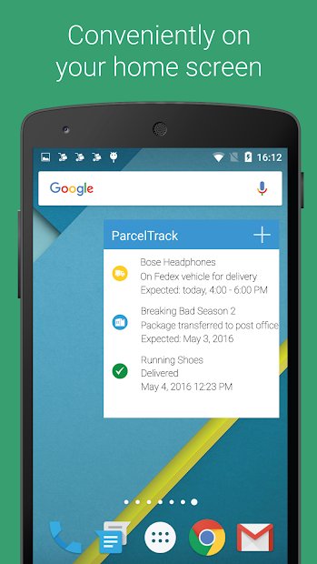 ParcelTrack - seguimiento de envío por Correos &co