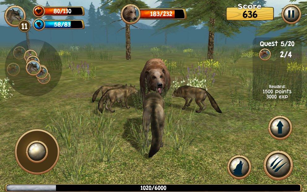 Wild Wolf Simulator 3D