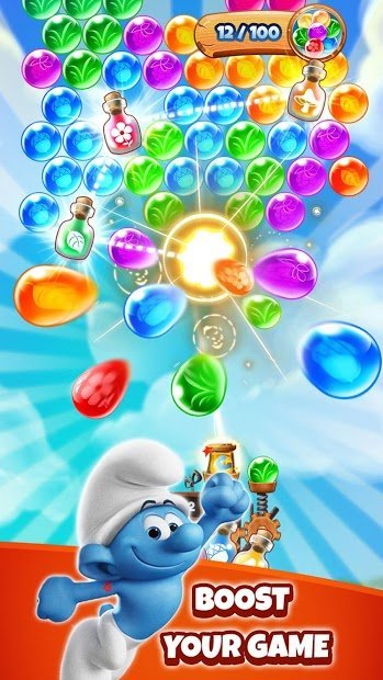 Smurfs Bubble Shooter Story