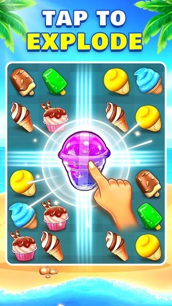 Ice Cream Paradise - Match 3 Puzzle Adventure