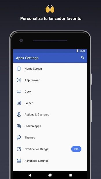 Apex Launcher - Personalizado, Proteger, Eficiente