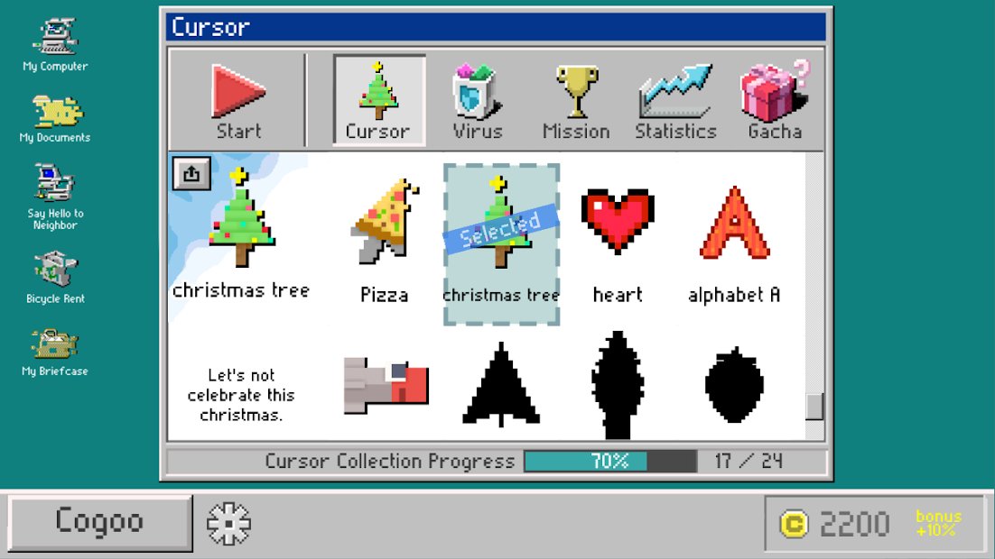 El Cursor Cazador de Virus (3D)