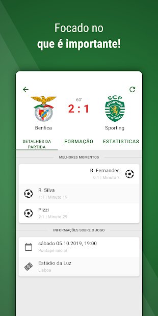 GoalAlert - O app de futebol mais rápido
