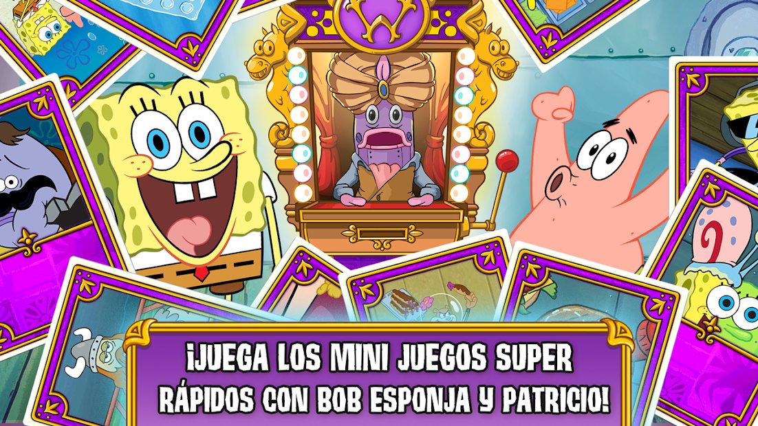Los mini juegos de Bob Esponja
