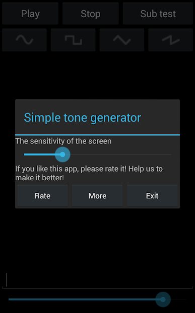 Simple tone generator