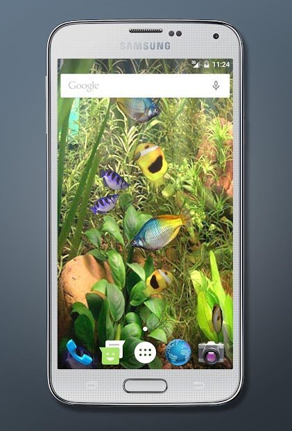 Aqua 3D Papel de Parede Vivo