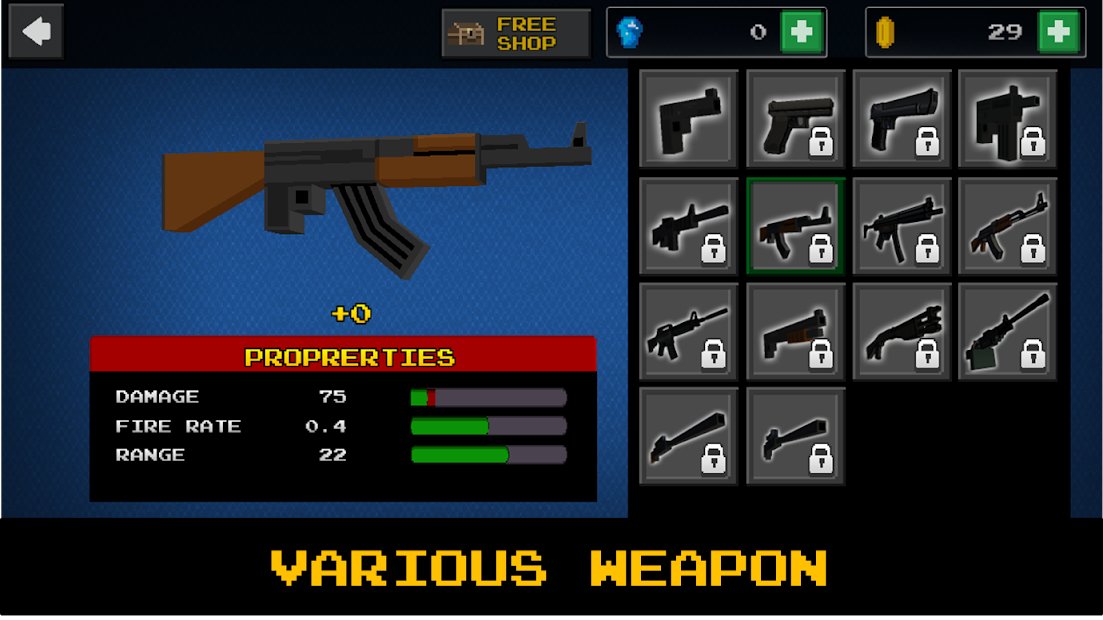 Pixel Z Hunter 3D -Survival Hunter