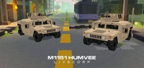 Mod M1151 Humvee pour Minecraft