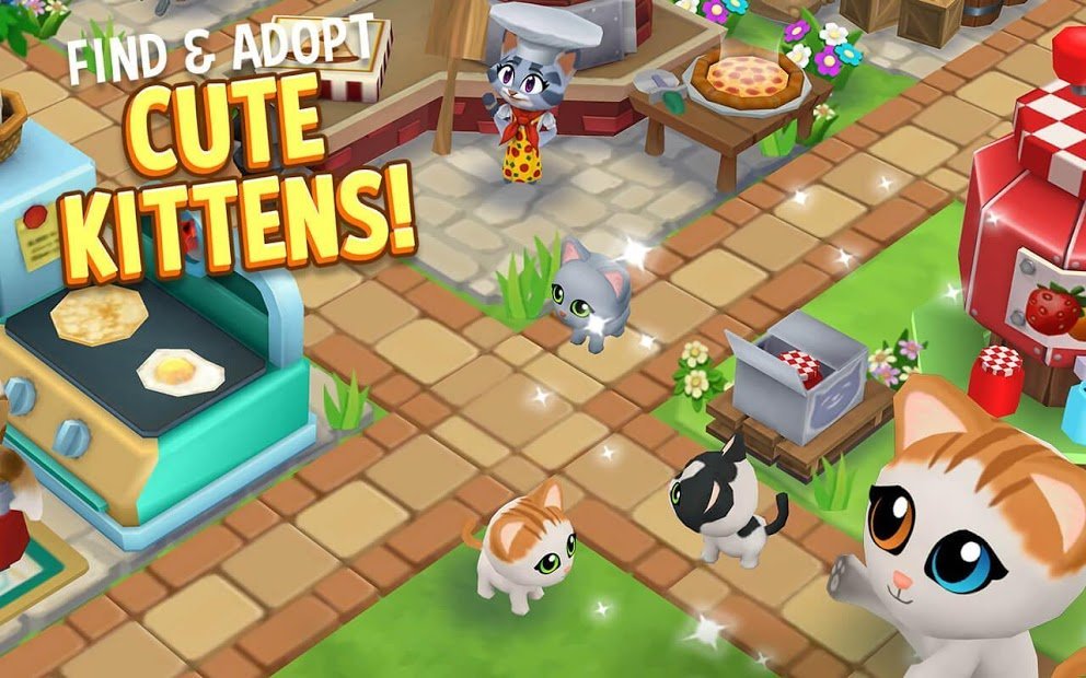 Kitty City: Kitty Cat Farm Simulation Game