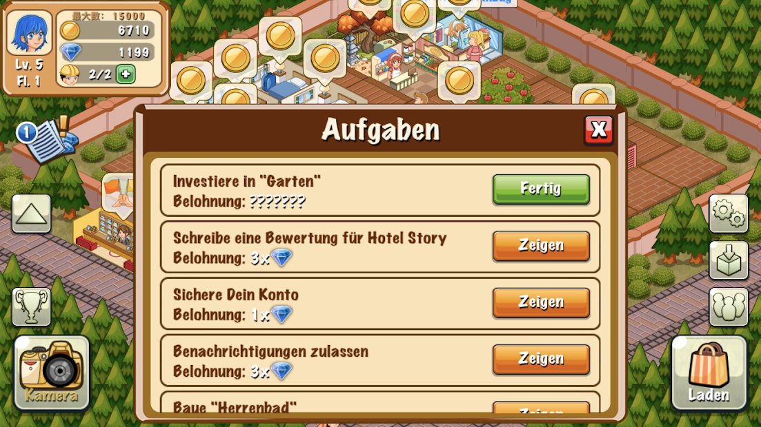 Hotel Story: Ferienort-Simulation