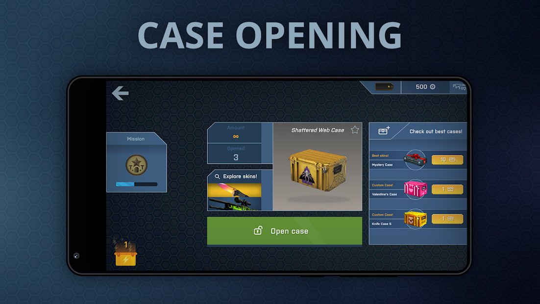 Case Opener - skins simulator with minigames