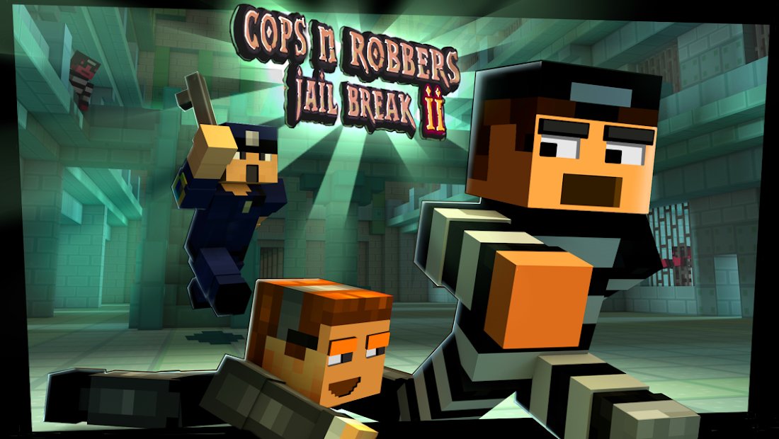 Cops N Robbers: Pixel Prison Games 2