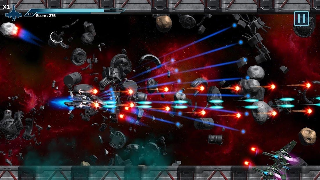 Space Shooter 3D: Bullet Hell Meja Infinity