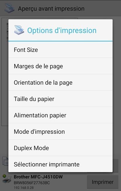 PrinterShare Impression mobile