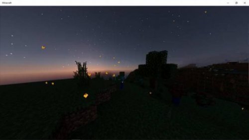 Mod lucioles ambiantes pour Minecraft