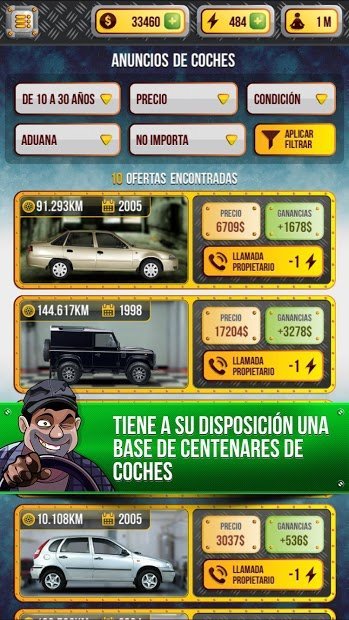 Dealer de coches Simulador