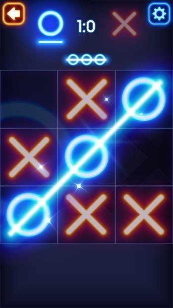 Glow Tic Tac Toe