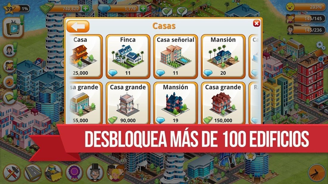 Ciudad Aldea - Sim de la Isla Village Simulation