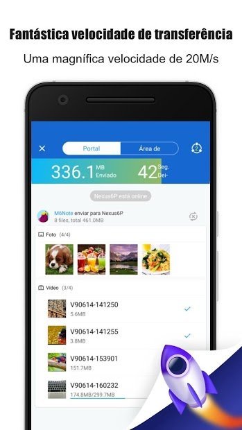 SHAREit - Transferir tudo