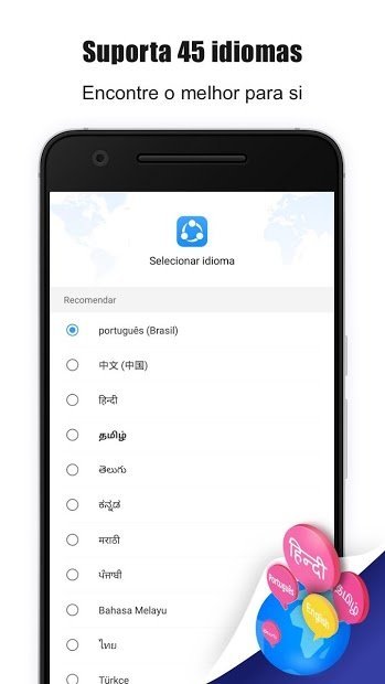SHAREit - Transferir tudo