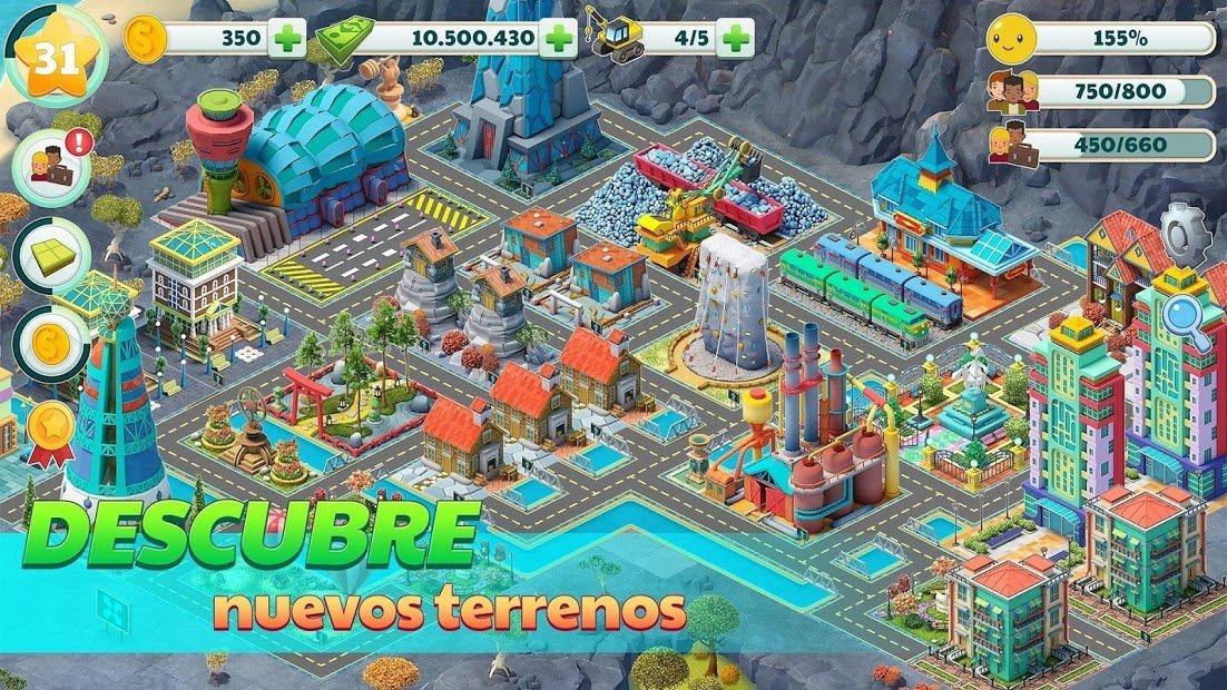 Town City: Sim de construcción de ciudades para ti