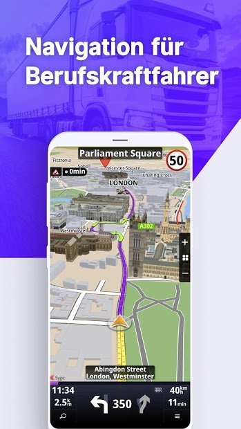 Sygic LKW GPS Navigation & Karten