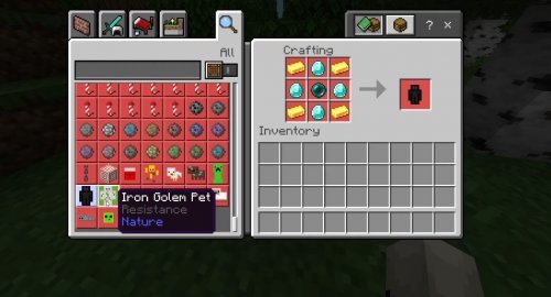 Mod Inventory Pets para Minecraft